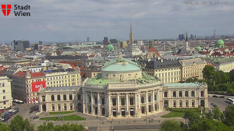 Blick vom Turm des Wiener Rathauses